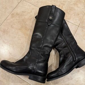 Frye Melissa leather boots.